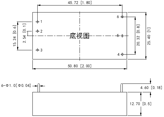 DC-DC鐵路電源模塊WDAT20-40系列（20-40W）